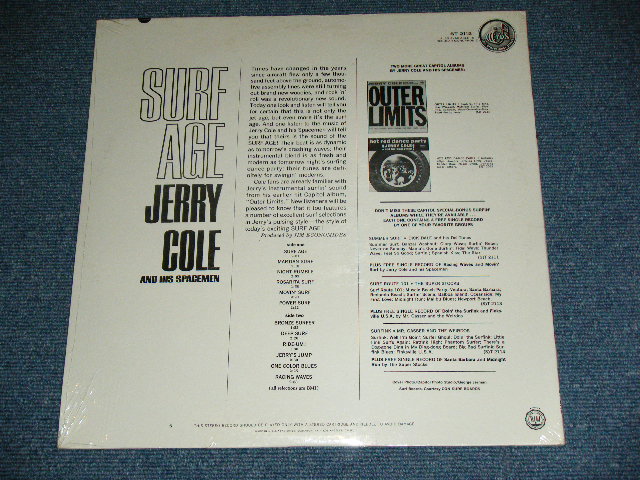 画像: JERRY COLE and His SPACEMEN - SURF AGE  ( with Bonus EP : SEALED )  / 1964 US AMERICA ORIGINAL STEREO "BRAND NEW SEALED"  LP 