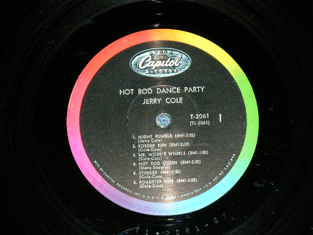 画像: JERRY COLE and His SPACEMEN - HOT ROD DANCE PARTY  (Matrix # A:T1-2061-G1 /B:T2-2044-G2#2 : Ex+/Ex++ )  / 1964 US AMERICA ORIGINAL MONO Used LP 