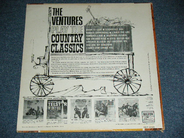 画像: THE VENTURES - Play COUNTRY CLASSICS ( First Cover Design : Matrix # A:BLP-2023-2-SIDE-1 1A/B) BLP-2023-2-SIDE-2   ; Ex/Ex++ ) / 1963 US AMERICA ORIGINAL "DARK BLUE With BLACK PRINT Lavel" MONO Used LP 