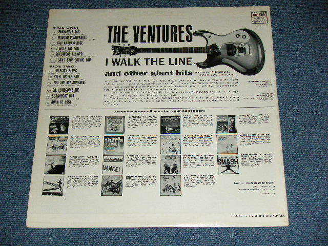 画像: THE VENTURES - I WALK THE LINE (aka Play COUNTRY CLASSICS) ( Second Cover Design : Matrix # A:BLP-2023-2 SIDE 1 /B) BLP-2023-2 SIDE 2  ; Ex+++/Ex+++  ) / 1965 US AMERICA ORIGINAL 'Second 2nd Press COVER' "DARK BLUE With BLACK PRINT Lavel" MONO Used LP 