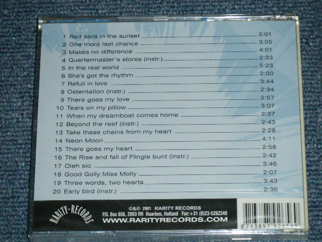 画像: BLUE COMETS - BEYOND THE REEF  ( 5 Songs INST. 15 Songs With Vocal  : EUROPEAN STYLE INST  .) / 2001  HOLLAND ORIGINAL "BRAND NEW SEALED" CD 