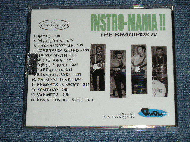 画像: BRADIPOS IV - INSTRO MANIA!! /  1999 ITALIA ITALY  ORIGINAL "Brand New SEALED"  CD