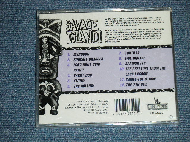 画像: BOMBORAS - SAVAGE ISLAND! ( GARAGE INST) / 1995 US AMERICA  ORIGINAL "BRAND NEW SEALED" CD 