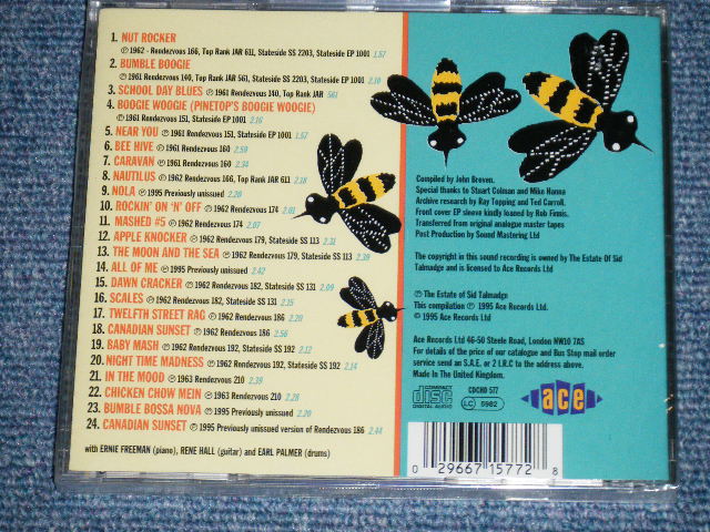 画像: B. BUMBLE AND THE STINGERS(ERNIE FREEMAN(Pi)+RENE HALL(Gu)+EARL PALMER(Dr) - NUT ROCKER ( ROCKIN INST).) / 1995 UK ENGLAND ORIGINAL "BRAND NEW SEALED" CD 