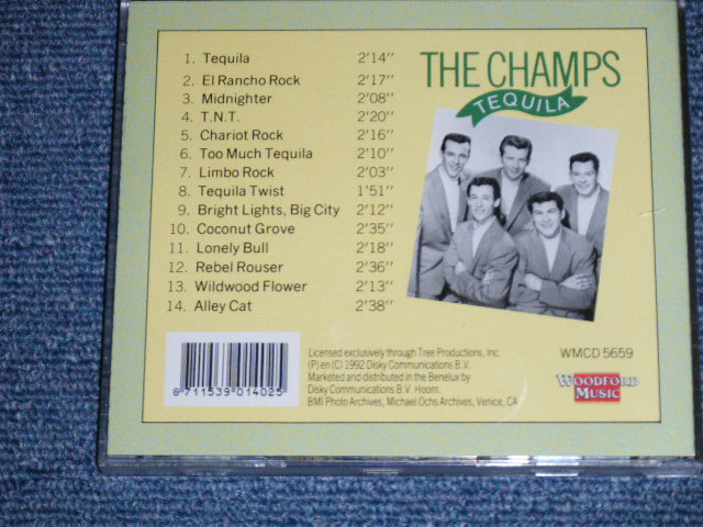 画像: THE CHAMPS- TEQUILA  / 1992  US AMERICA  ORIGINAL "BRAND NEW"  CD 