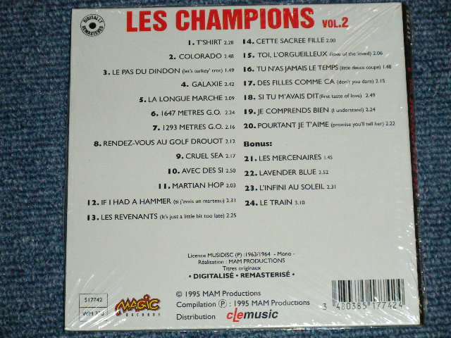画像: LES CHAMPIONS - VOLUME 2  "Mini-LP Paper Sleeve Style"  / 1995 FRANCE FRENCH ORIGINAL "SMALL Size Mini-LP Paper Sleeve Style"  Version Brand New SEALED  CD 