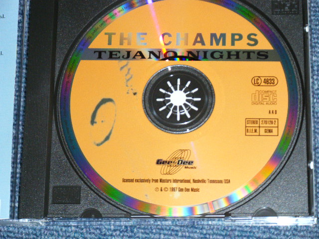 画像: THE CHAMPS-  TEJANO NIGHTS   / 1997 GERMAN GERMANY   ORIGINAL "BRAND NEW"  CD 