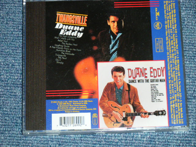 画像: DUANE EDDY  - 2 GETHER ON 1 Vol.1 : DANCE WITH THE GUITAR MAN+TWANGSVILLE ( 2in1 )   / 1992 GERMAN GERMANY   "Brand New" CD