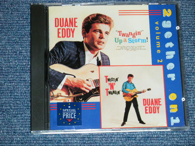 画像1: DUANE EDDY  - 2 GETHER ON 1 Vol.2 : TWISTIN' 'N' TWANGIN'+TWANGIN' UPA STORM ( 2in1 )   / 1992 GERMAN GERMANY   "Brand New" CD