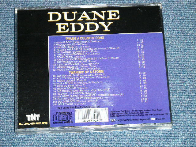 画像: DUANE EDDY - VOL.4 : TWANG A COUNTRY SONG+TWANGIN' UP A STORM ( 2 in 1 : MINT/MINT ) / 1980's EUROPE Used CD