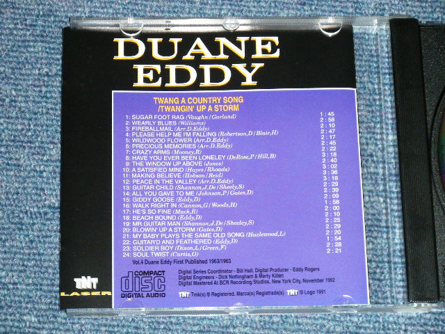 画像: DUANE EDDY - VOL.4 : TWANG A COUNTRY SONG+TWANGIN' UP A STORM ( 2 in 1 : MINT/MINT ) / 1980's EUROPE Used CD