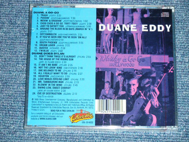 画像: DUANE EDDY - DUANE A GO GO + DUANE DOES DYLAN ( 2 in 1 : SEALED ) / 1998 US AMERICA "Brand New SEALED" CD