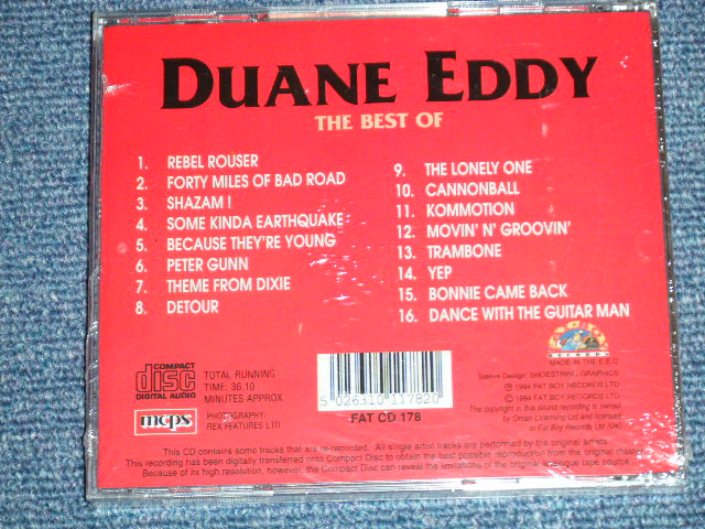 画像: DUANE EDDY -　THE BEST OF  / 1994 UK ENGLAND   "Brand New SEALED" CD