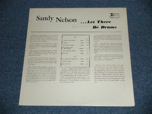 画像: SANDY NELSON -  LET THERE BE DRUMS   ( 3rd Press BLACK with GREEN label : Ex+/Ex++ B-3:VG+++)  / 1966 US AMERICA  MONO  Used  LP 