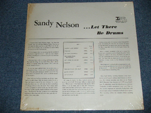 画像: SANDY NELSON -  LET THERE BE DRUMS   ( 3rd Press BLACK with GREEN label : Ex+++/MINT- )  / 1966 US AMERICA  MONO  Used  LP 