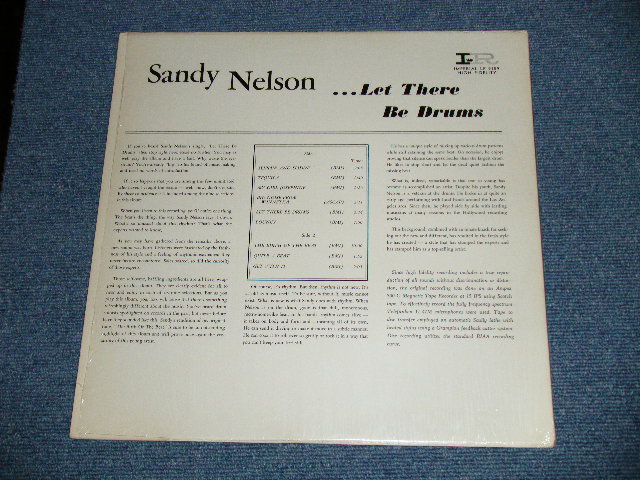 画像: SANDY NELSON -  LET THERE BE DRUMS   ( 1st Press BLACK with 5 STARS label : Ex+++/VG+++ Looks:VG++/ / 1962 US AMERICA  ORIGINAL  MONO  Used  LP 