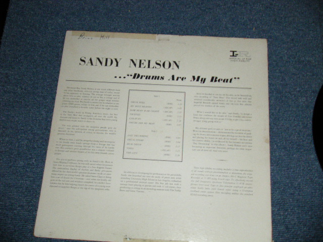 画像: SANDY NELSON -  DRUNS ARE MY BEAT!( 1st Press BLACK with 5 STARS label : Ex-/Ex-)  / 1962 US AMERICA  ORIGINAL MONO  Used  LP 