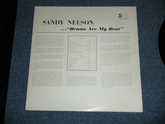 画像: SANDY NELSON -  DRUNS ARE MY BEAT!( 1st Press BLACK with 5 STARS label : Ex++/Ex+++ )  / 1962 US AMERICA  ORIGINAL MONO  Used  LP 