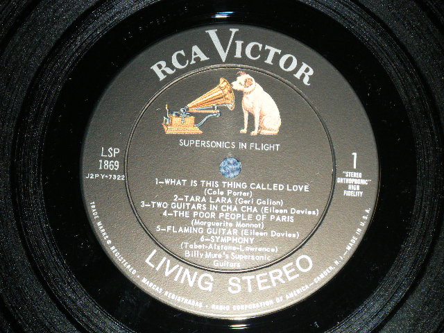 画像: BILLY MURE - SUPERSONICS IN FLIGHT ( Ex++/MINT- )  / 1959 US AMERICA  ORIGINAL  STEREO  Used  LP 