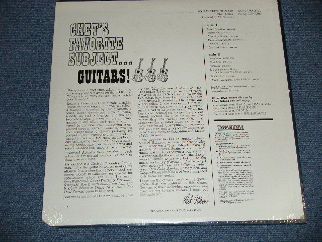 画像: CHET ATKINS - MY FAVORITE GUITARS   / 1964 US AMERICA ORIGINAL "BRAND NEW SEALED" STEREO  LP 