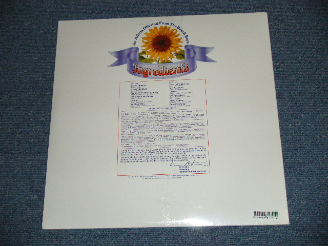 画像: The BEACH BOYS - SUNFLOWER   / 2011  US AMERICA  "Limited 180 gram Heavy Weight"  "BRAND NEW SEALED" LP 