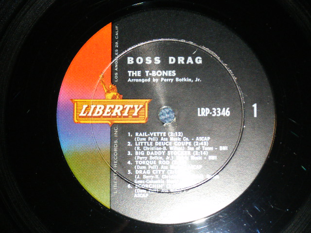 画像: THE T-BONES -  BOSS DRAG ( Ex++/MINT-,Poor )  / 1963 US AMERICA ORIGINAL MONO Used LP  