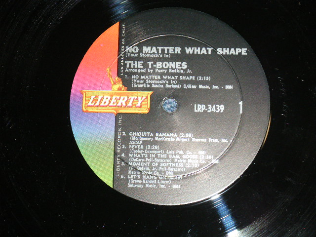 画像: THE T-BONES - NO MATTER WHAT SHAPE ( Matrix # LRP-3439-1/ LRP-3439-2 : Ex++/Ex++ Looks:Ex- )  / 1966 US ORIGINAL "1st Press Label"  MONO Used LP  