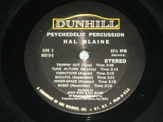 画像: HAL BLAINE - PSYCHEDELIC PERCUSSION (Ex-/Ex+++ ) / 1967 US AMERICA ORIGINAL Stereo  Used LP 