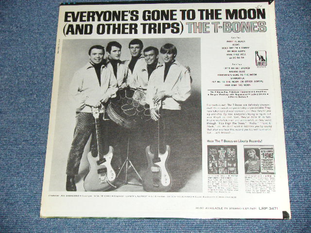 画像: THE T-BONES - EVERYON'S GONE TO THE MOON ( Ex+++/MINT- ) / 1966 US AMERICA ORIGINAL MONO  Used LP  