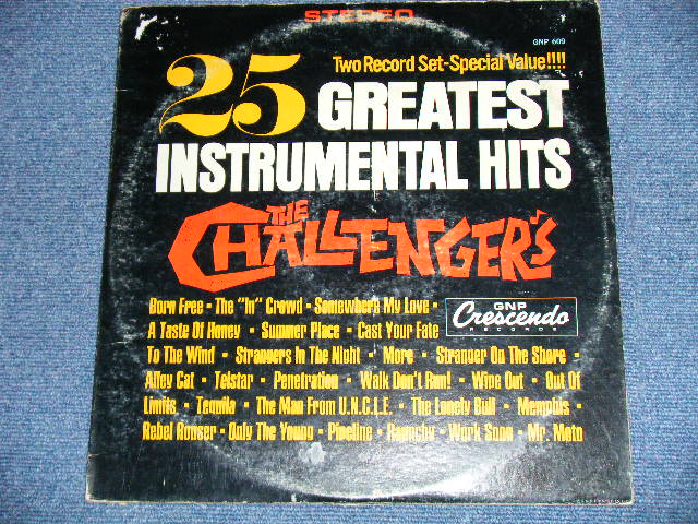画像: THE CHALLENGERS  - 25 GREATRST INSTRUMENTAL HITS ( VG/VG+)  / 1967 US AMERICA ORIGINAL Used LP 