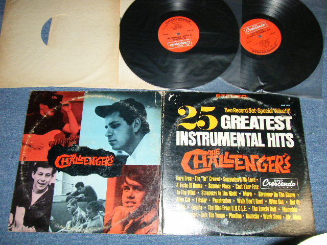 画像1: THE CHALLENGERS  - 25 GREATRST INSTRUMENTAL HITS ( VG/VG+)  / 1967 US AMERICA ORIGINAL Used LP 