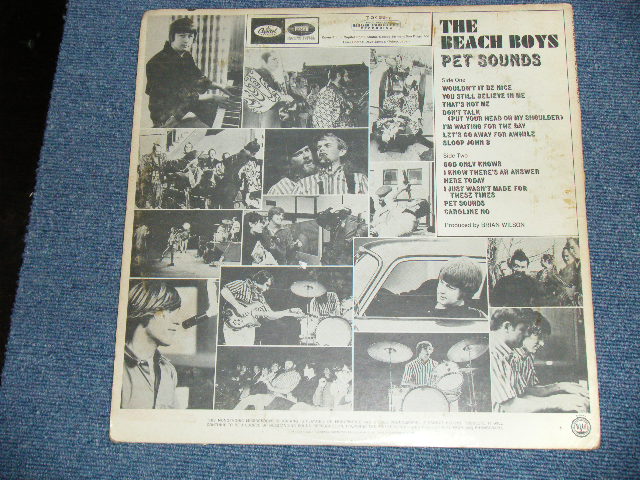 画像: THE BEACH BOYS - PET SOUNDS ( Matrix # A)T1-2458-G28/ B)T2-2458-G-30  #2 : Ex-/Ex+) / 1966 US AMERICA ORIGINAL Mono Used LP