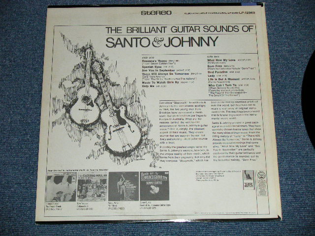 画像: SANTO & JOHNNY -  THE BRILLIANT GUITAR SOUNDS OF  (Ex++/Ex++)  / 1967 US AMERICA  ORIGINAL STEREO Used LP 