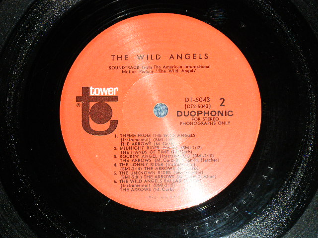 画像: ost Sound Track : V.A. OMNIBUS : DAVIE ALLAN & The ARROWS - THE WILD ANGELS ( Ex++/Ex+++)   /  1966 US AMERICA "DUOPHONIC STEREO"  Used  LP 
