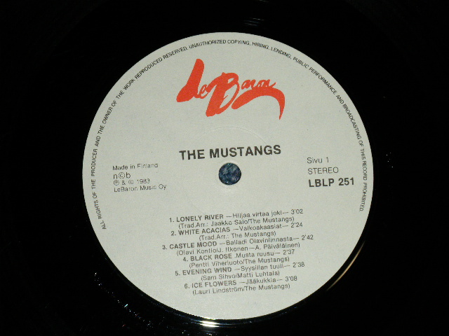 画像: The MUSTANGS - THE MUSTANGS  (Ex++/MINT- )  / 1983 FINLAND ORIGINAL  Used LP 