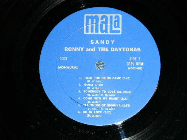 画像: RONNY AND THE DAYTONAS - SANDY ( Ex/Ex++ )  / 1966 US AMERICA ORIGINAL MONO Used LP 