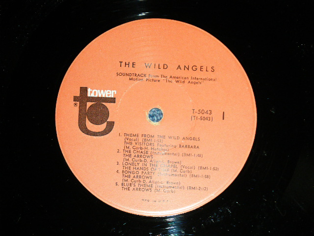 画像: ost Sound Track : V.A. OMNIBUS : DAVIE ALLAN & The ARROWS - THE WILD ANGELS ( Ex+Ex+++)   /  1966 US AMERICA MONO Used  LP 