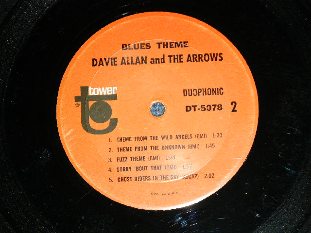画像: DAVIE ALLAN & The ARROWS- BLUES THEME ( Ex/Ex Looks: VG++)   /  1967  US AMERICA "STEREO"  Used  LP 