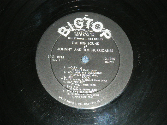 画像: JOHNNY and the HURRICANES - THE BIG SOUND OF  ( Ex/Ex ) /  1960 US AMERICA ORIGINAL MONO Used LP 
