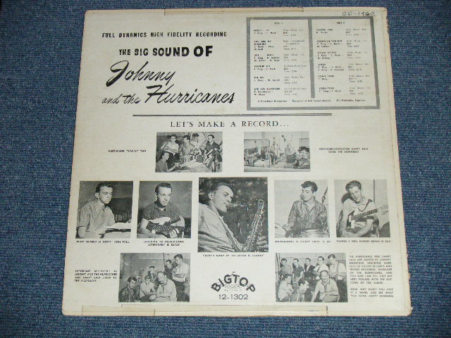 画像: JOHNNY and the HURRICANES - THE BIG SOUND OF  ( Ex/Ex ) /  1960 US AMERICA ORIGINAL MONO Used LP 