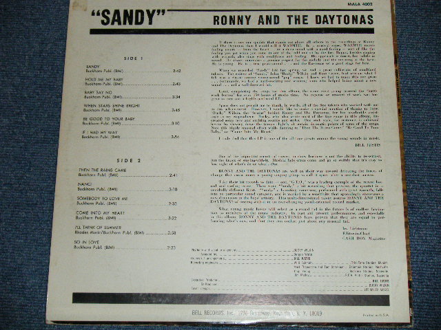 画像: RONNY AND THE DAYTONAS - SANDY (MINT-/MINT- Still in SHRINK)  / 1966 US AMERICA ORIGINAL MONO Used LP 