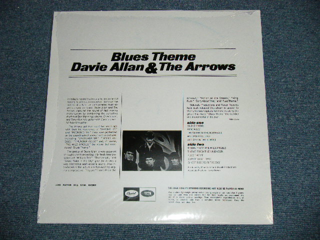 画像: DAVIE ALLAN & The ARROWS- BLUES THEME ( SEALED)   /   US AMERICA REISSUE "BRAND NEW SEALED"   LP 