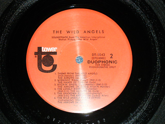 画像: ost Sound Track : V.A. OMNIBUS : DAVIE ALLAN & The ARROWS - THE WILD ANGELS ( Ex+++/MINT-)   /  1966 US AMERICA "DUOPHONIC STEREO"  Used  LP 