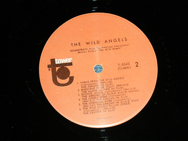 画像: ost Sound Track : V.A. OMNIBUS : DAVIE ALLAN & The ARROWS - THE WILD ANGELS ( Ex+Ex+++)   /  1966 US AMERICA MONO Used  LP 