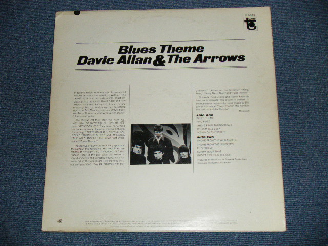 画像: DAVIE ALLAN & The ARROWS- BLUES THEME ( Ex++/Ex+++)   /  1967  US AMERICA "MONO"  Used  LP 