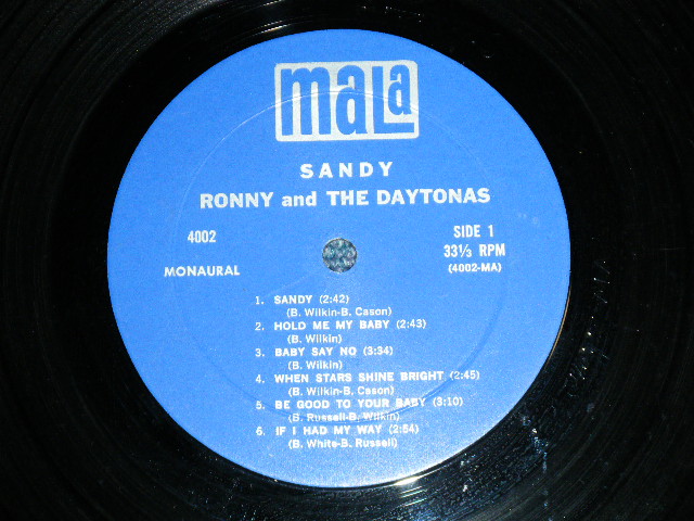 画像: RONNY AND THE DAYTONAS - SANDY ( Ex/Ex++ )  / 1966 US AMERICA ORIGINAL MONO Used LP 