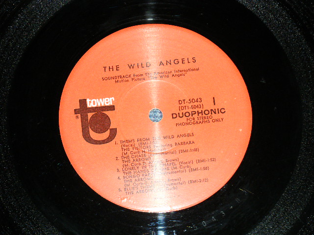 画像: ost Sound Track : V.A. OMNIBUS : DAVIE ALLAN & The ARROWS - THE WILD ANGELS ( Ex++/Ex+++)   /  1966 US AMERICA "DUOPHONIC STEREO"  Used  LP 