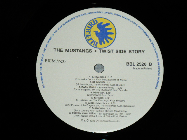 画像: The MUSTANGS - TWIST SIDE STORY  (MINT-/MINT)  / 1985 FINLAND ORIGINAL Used LP 