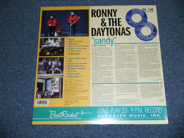 画像: RONNY and the DAYTONAS - SANDY ( SEALED )  / 2000 US AMERICA "180 glam HEAVY WEIGHT" REISSUE "BRAND NEW SEALED"  LP