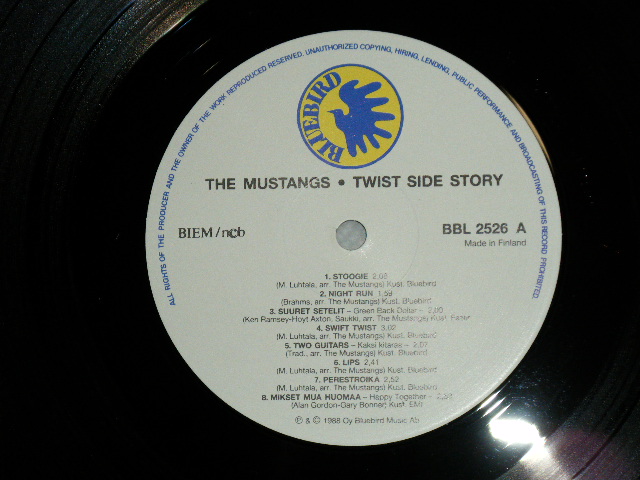 画像: The MUSTANGS - TWIST SIDE STORY  (MINT-/MINT)  / 1985 FINLAND ORIGINAL Used LP 